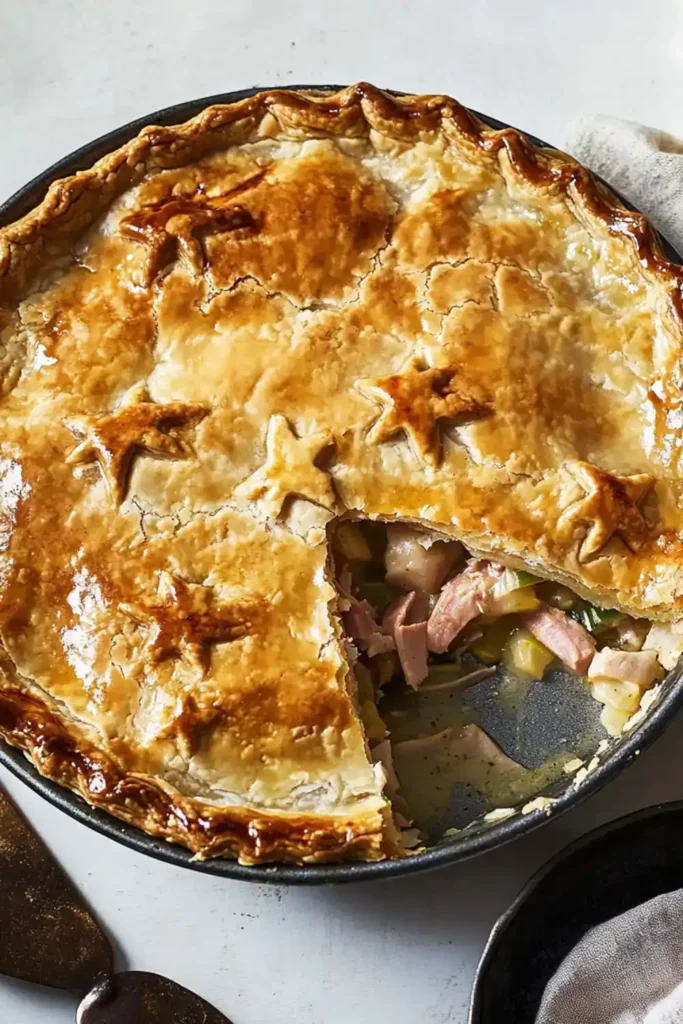 Hairy Bikers Turkey and Ham Pie Recipe