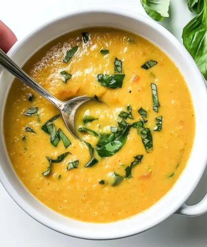 Jamie Oliver Carrot and Courgette Soup Recipe