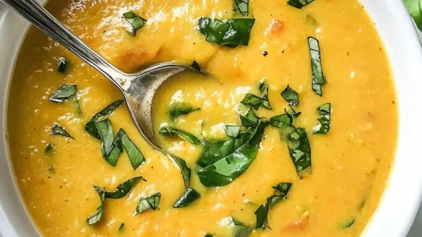 Jamie Oliver Carrot and Courgette Soup Recipe