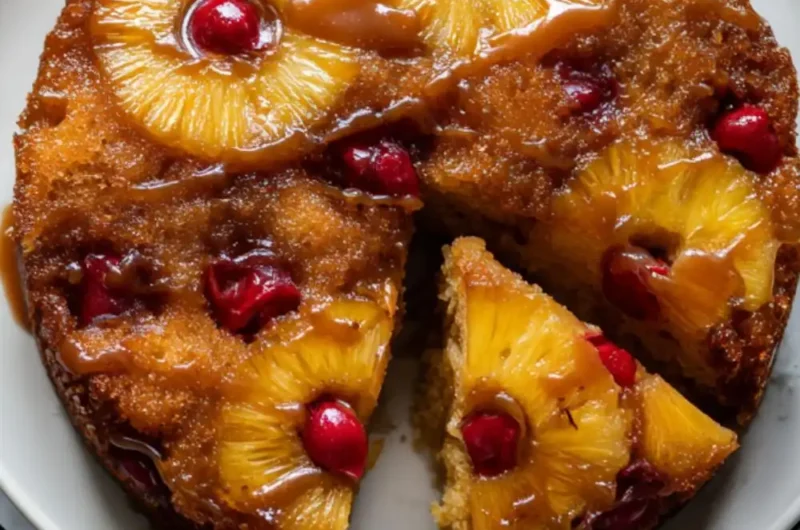 Hairy Bikers Pineapple Upside-Down Cake Recipe