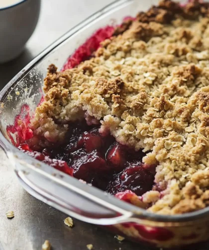 Hairy Bikers Plum Crumble Recipe