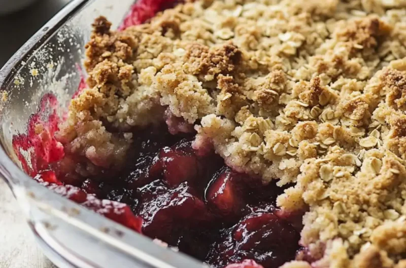 Hairy Bikers Plum Crumble Recipe