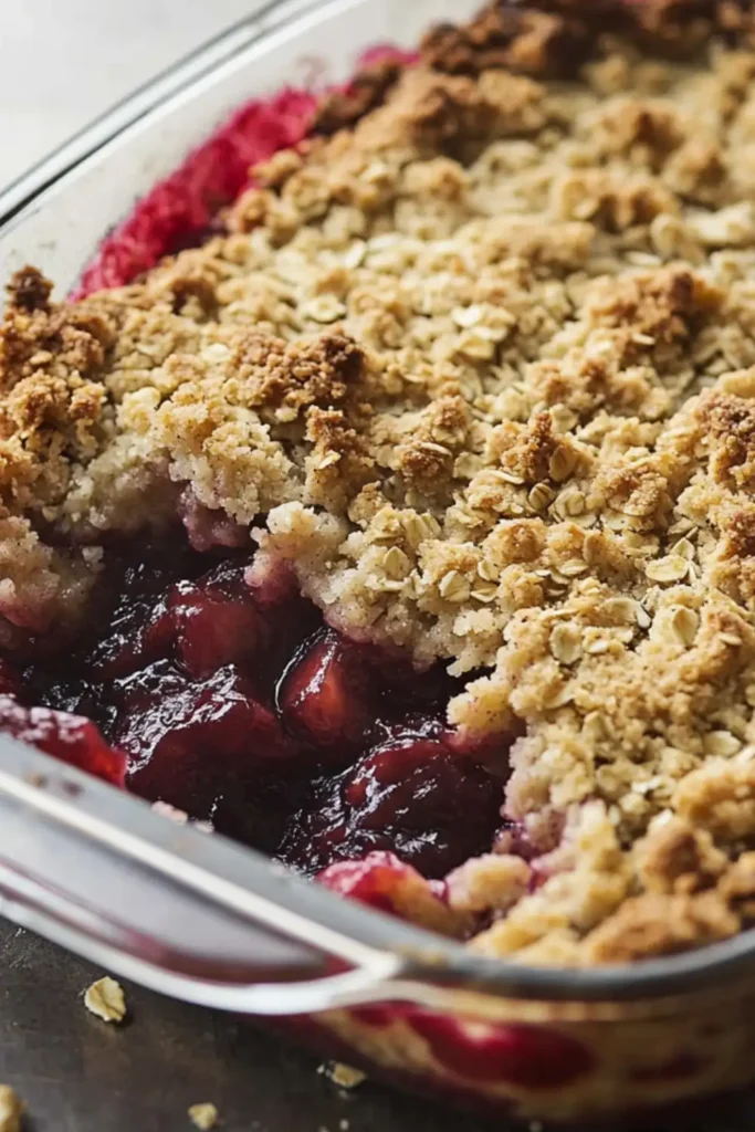 Hairy Bikers Plum Crumble Recipe