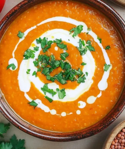 Hairy Bikers Red Pepper and Lentil Soup Recipe