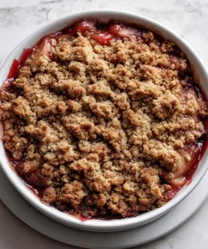 Hairy Bikers Rhubarb Crumble Recipe