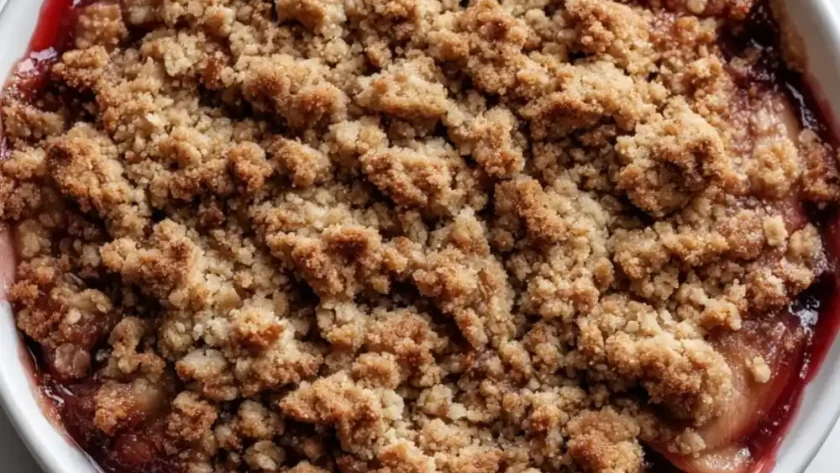 Hairy Bikers Rhubarb Crumble Recipe