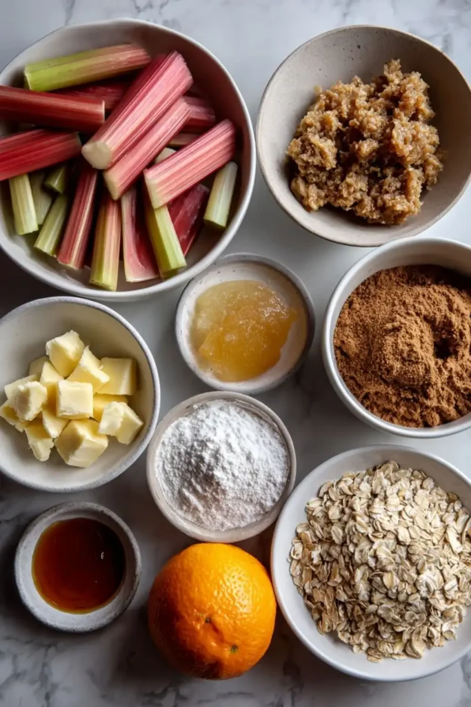 Hairy Bikers Rhubarb Crumble Recipe