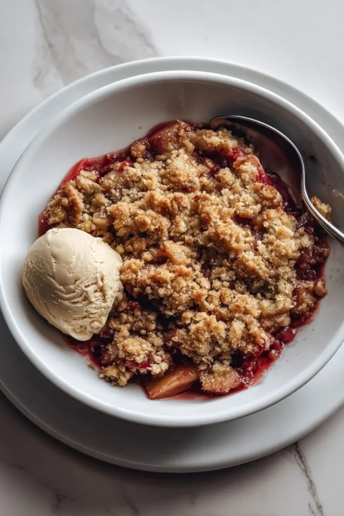 Hairy Bikers Rhubarb Crumble Recipe