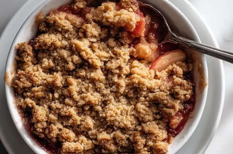 Hairy Bikers Rhubarb Crumble Recipe