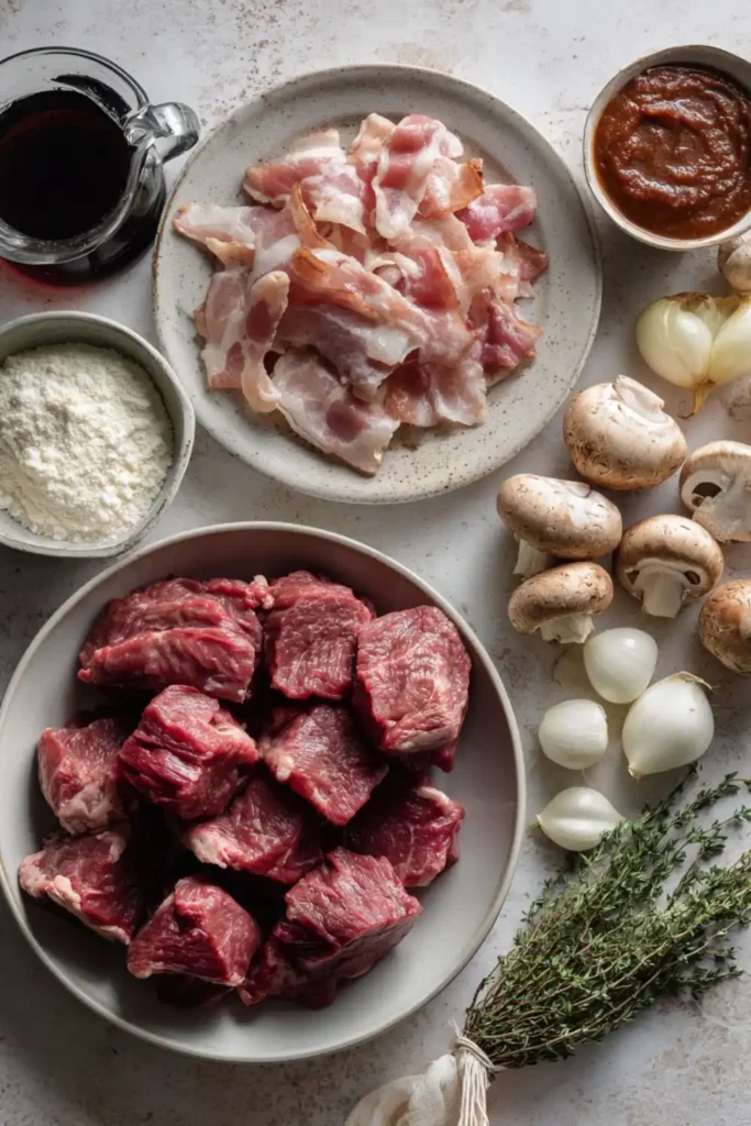 Hairy Bikers Slow Cooker Beef Bourguignon Recipe