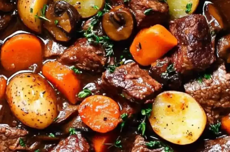 Hairy Bikers Slow Cooker Beef Bourguignon Recipe