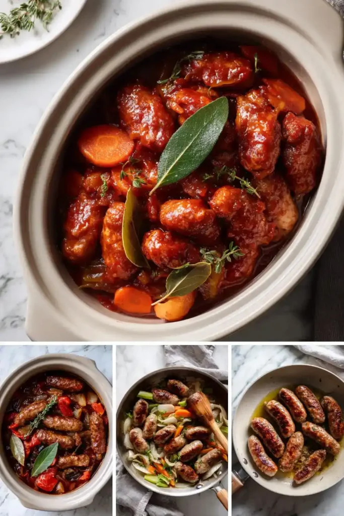 Hairy Bikers Slow Cooker Sausage Casserole Recipe