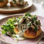 Mary Berry's Brioches with Wild Mushrooms and Watercress Recipe