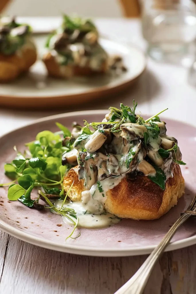 Mary Berry's Brioches with Wild Mushrooms and Watercress Recipe