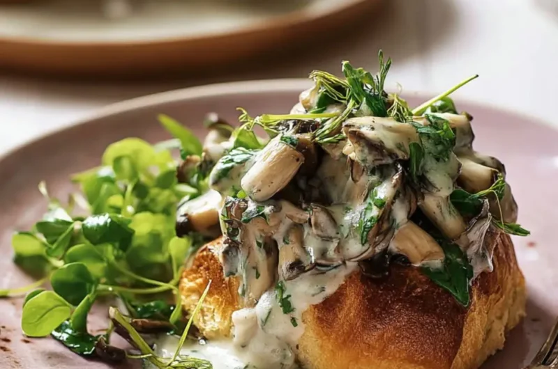 Mary Berry's Brioches with Wild Mushrooms and Watercress Recipe