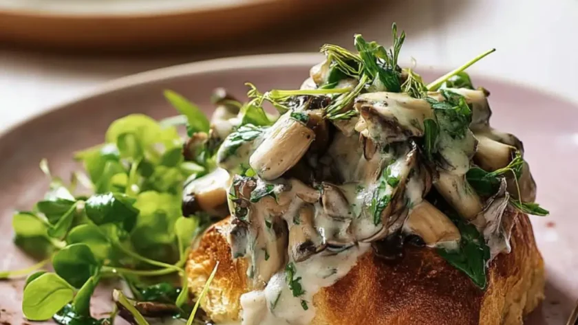 Mary Berry's Brioches with Wild Mushrooms and Watercress Recipe