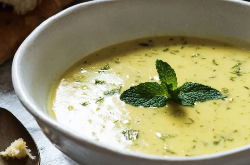 Mary Berry's Chilled Curried Apple and Mint Soup Recipe
