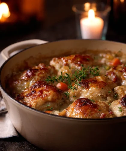 Hairy Bikers Chicken Dumplings Casserole ​ Recipe