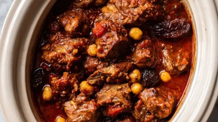 Hairy Bikers Slow Cooker Lamb Tagine Recipe