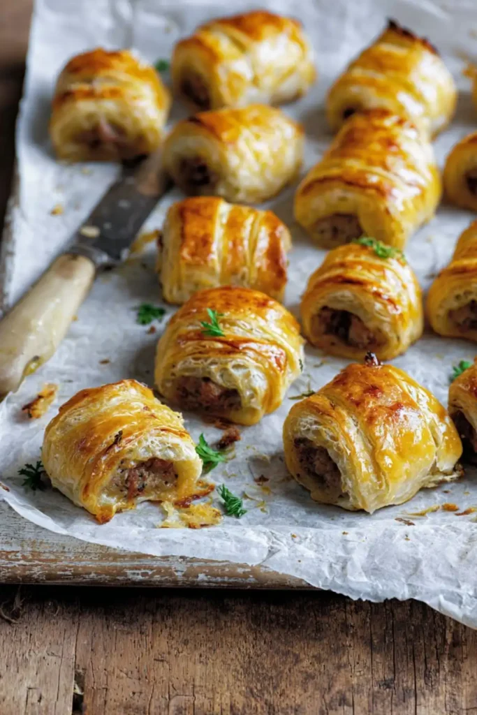 Mary Berry's Herbed Mini Sausage Rolls Recipe