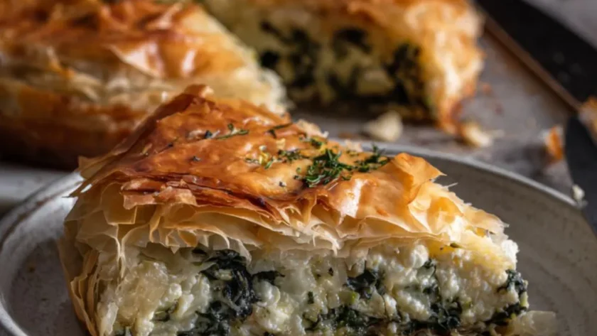 Jamie Oliver Feta Spinach Filo Pie Recipe