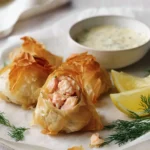 Mary Berry Salmon and prawn filo purses Recipe