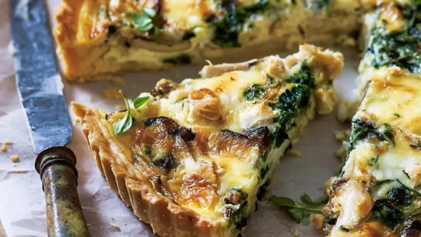 Mary Berry's Smoked chicken tart Recipe