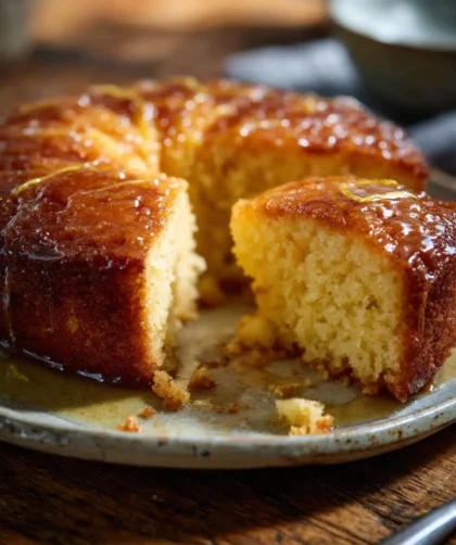 Mary Berry Lemon Drizzle Round Cake ​ Recipe