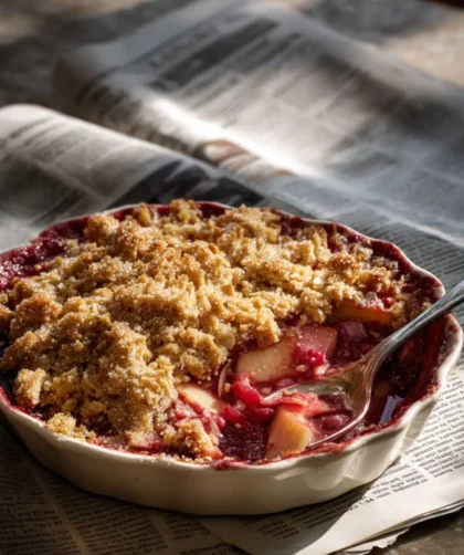 Mary Berry Apple And Rhubarb Crumble Recipe