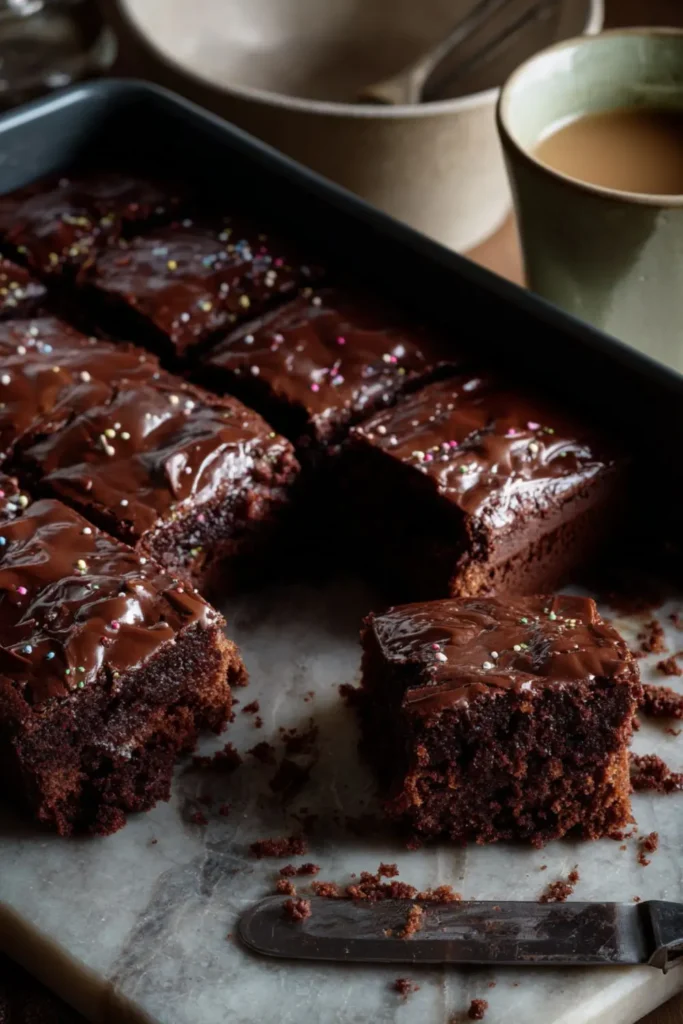 Mary Berry Chocolate Tray Bake​ Cake Recipe