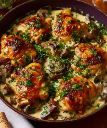 Mary Berry Creamy Chicken Casserole​ With White Wine​ Recipe