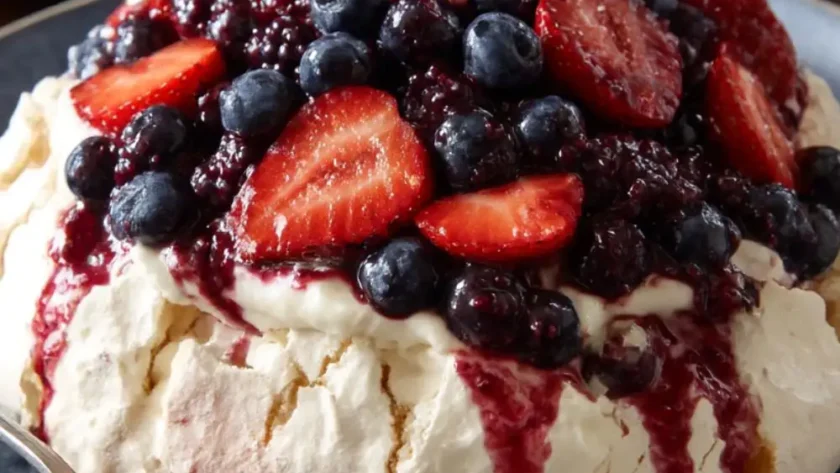 Mary Berry Pavlova Recipe​ (Christmas Wreath)