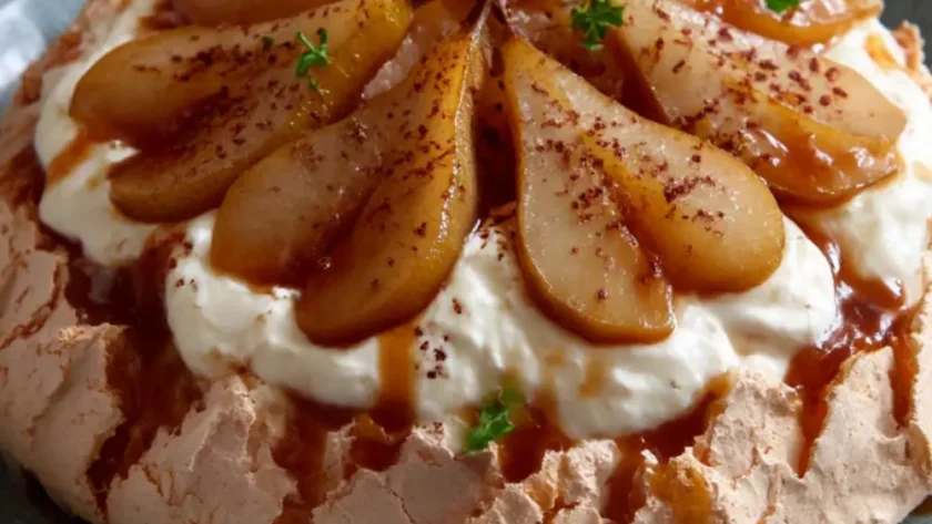 Mary Berry Pear Pavlova Recipe​