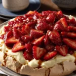 Mary Berry Strawberry Pavlova Recipe​ (4 Eggs)