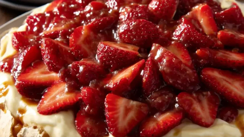 Mary Berry Strawberry Pavlova Recipe​ (4 Eggs)