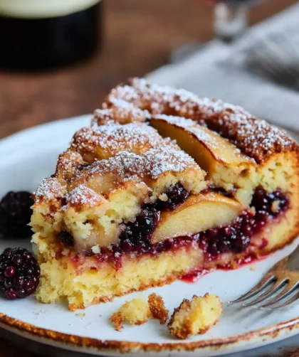 Mary Berry​ Apple And Blackberry Cake Recipe