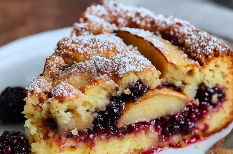 Mary Berry​ Apple And Blackberry Cake Recipe