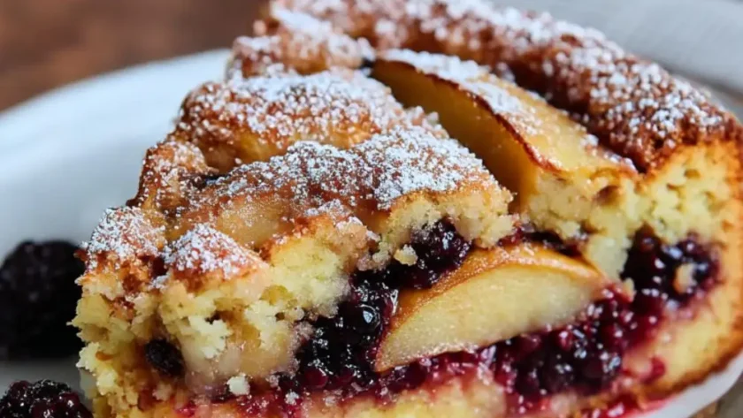 Mary Berry​ Apple And Blackberry Cake Recipe