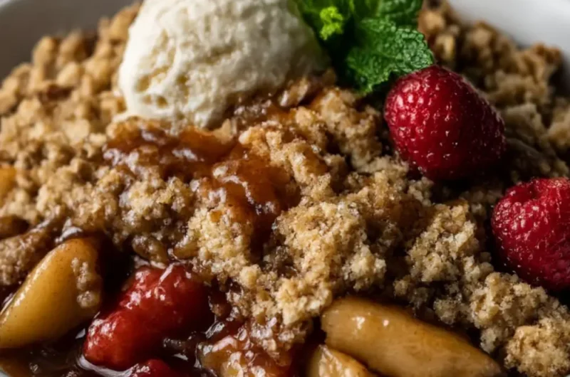 Mary Berry​ Apple And Raspberry Crumble Recipe
