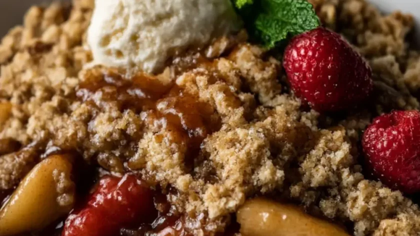 Mary Berry​ Apple And Raspberry Crumble Recipe