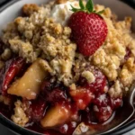 Mary Berry​ Apple And Strawberry Crumble Recipe