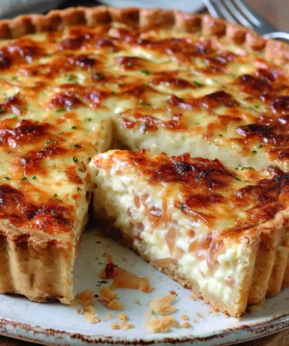 Mary Berry​ Cheese And Onion Quiche Recipe
