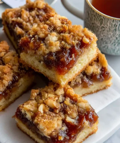 Mary Berry Bakewell Traybake​ Recipe