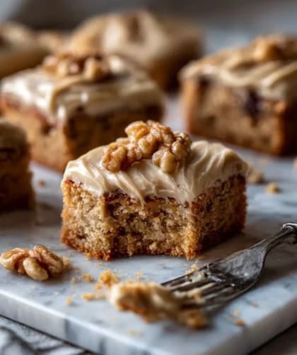 Mary Berry Coffee And Walnut Traybake​ Recipe