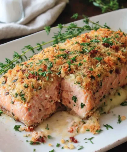 Mary Berry Herb Crusted Salmon Recipe