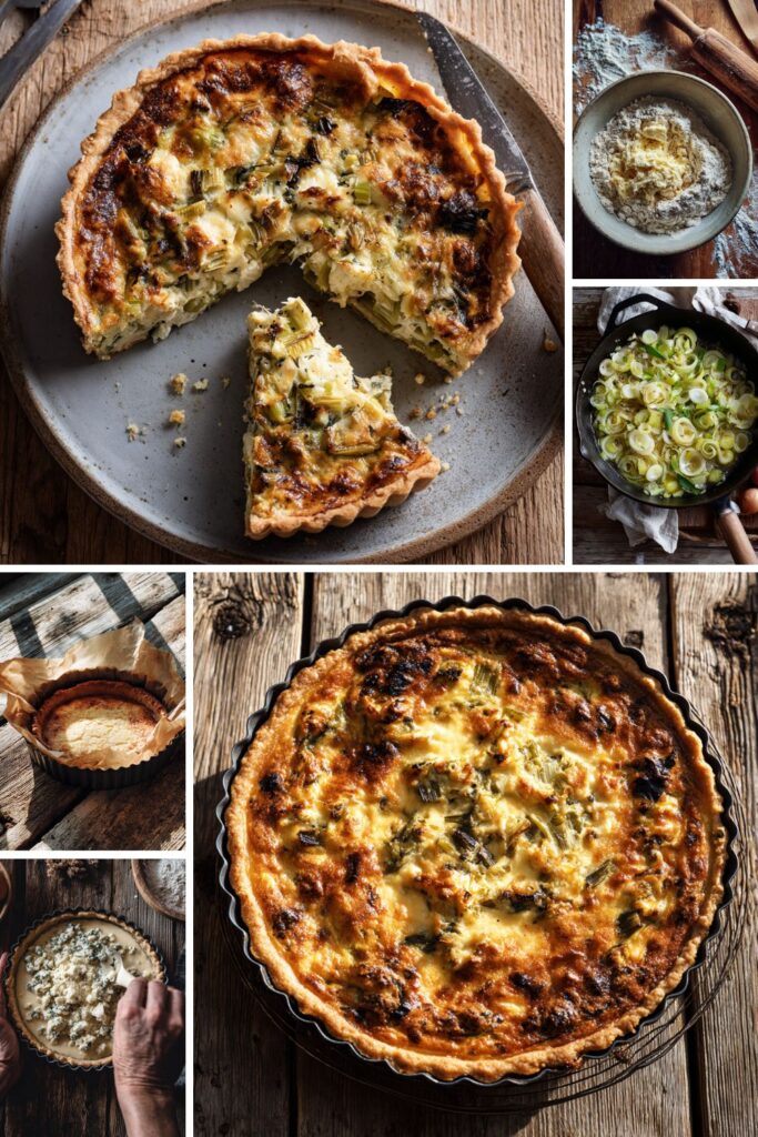 Mary Berry Leek And Stilton Quiche​ Recipe