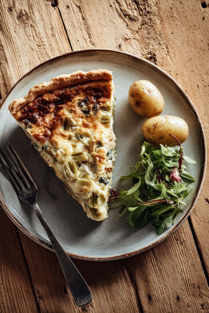 Mary Berry Leek And Stilton Quiche​ Recipe