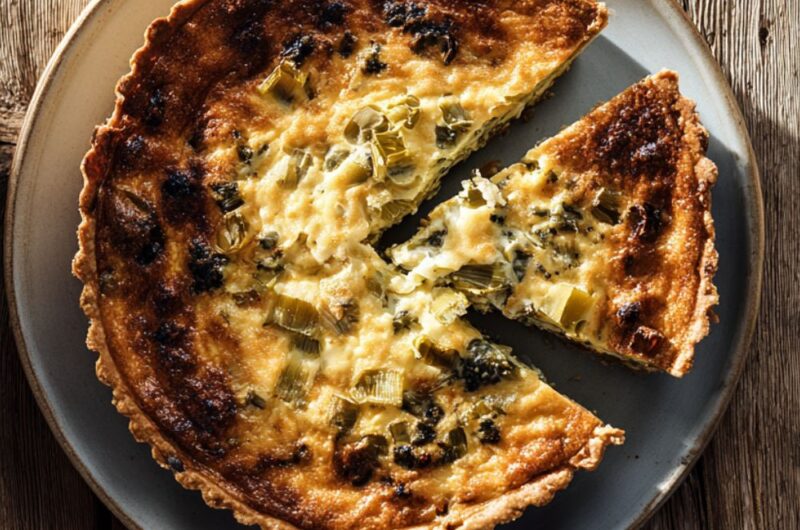 Mary Berry Leek And Stilton Quiche​ Recipe