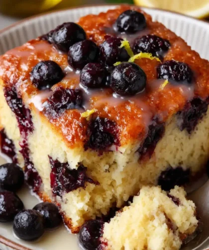 Mary Berry Lemon And Blueberry Traybake Recipe