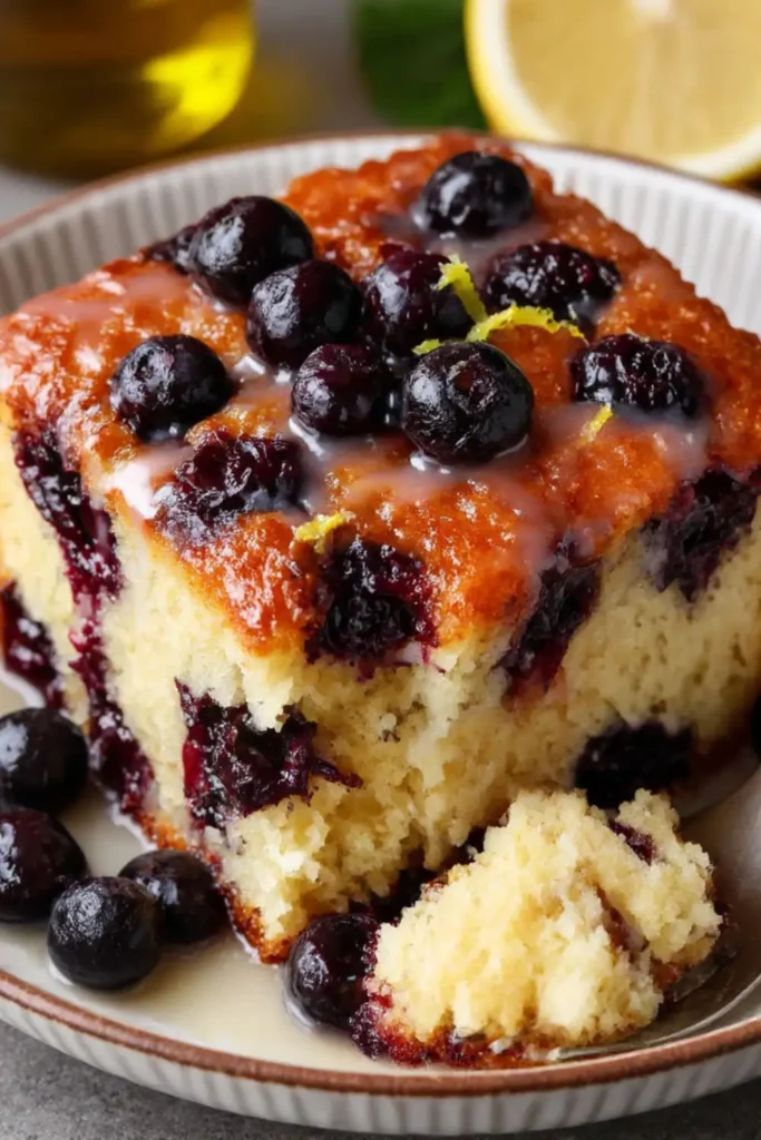 Mary Berry Lemon And Blueberry Traybake​ Recipe
